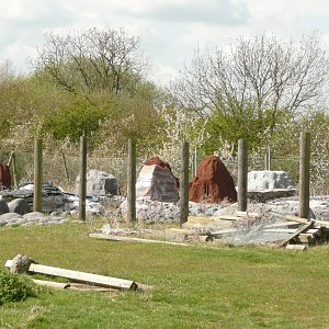 Stock of artificial rocks and termite mounds