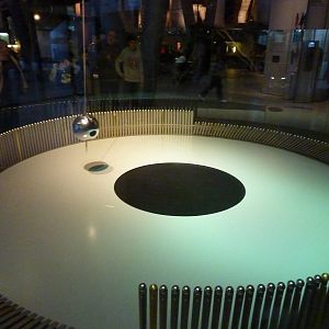 Foucault's pendulum, 7th April 2012.