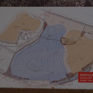 Map of the new hippo exhibit