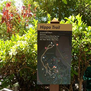 Hippo Trail Sign