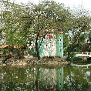 Castle Entrance to Ungulate Paddocks at Saigon Zoo, 16/03/12