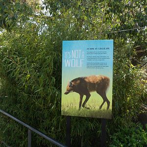 Maned Wolf Sign