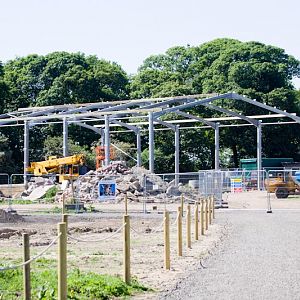 Giraffe house - under construction
