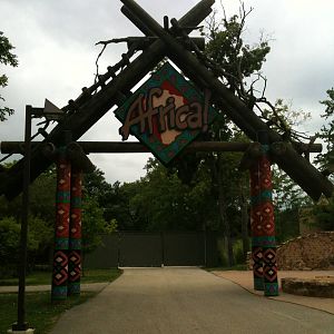 Africa Exhibit Sign