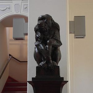 Monkey House Statue