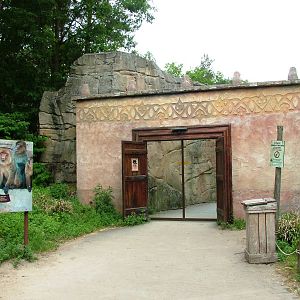 North African Exhibit Entrance at Apenheul, 30/05/12