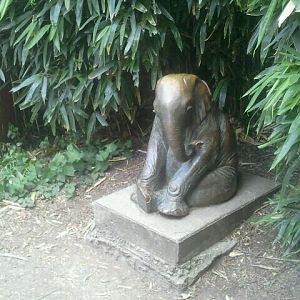 Jun. 2012-Ganesh Statue in Elephant Reserve