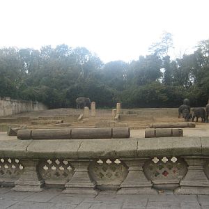 Hannover Zoo - Elephant exhibit