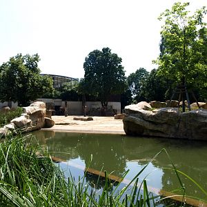 Dresden Zoo - Elephant enclosure