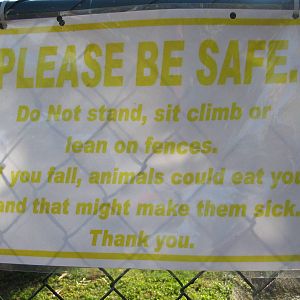 Shell Factory and Nature Park- Sign