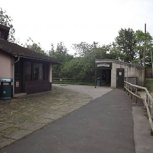 Camel house and Lemur wood entrance at Blackpool Zoo 17/06/12