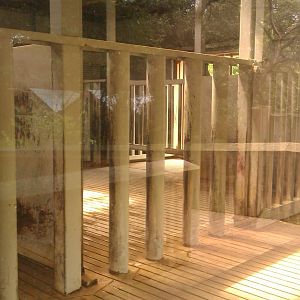 Inside White Rhino Barn