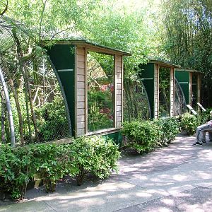 Squirrel Monkey Enclosure at Best, 02/06/12