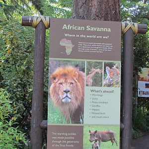 African Savanna - Entrance