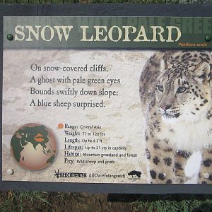 Jul. 2012-Snow Leopard sign