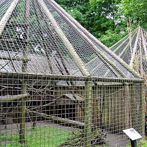 Lemur Enclosures at Wissel Zoo, Epe, 01/06/12