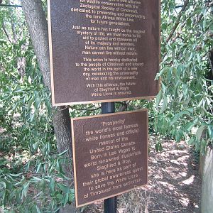 Jul. 2012-White Lions of Timbavati Sign