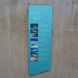 Shark Lagoon Signage