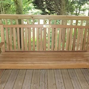 40th Anniversary Bench at Blackpool Zoo 14/07/12