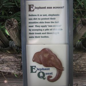 Jul. 2012-Elephant Quest sign