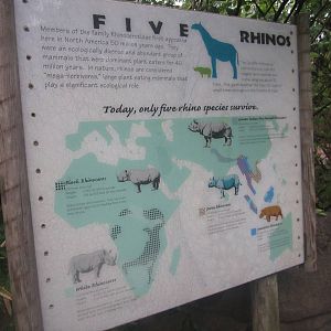 Jul. 2012-Rhino Reserve Rhinoceros sign