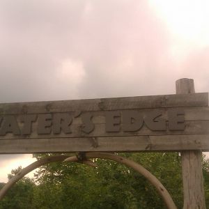Water's Edge Sign