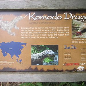 Jul. 2012-Komodo Dragon sign