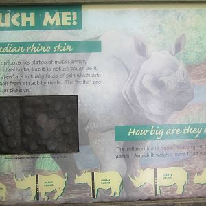 Jun. 2012-Indian Rhinoceros Interactive sign