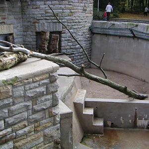 Former Brownbear enclosure at Gelsenkirchen