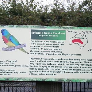 Filey Bird Garden and Animal Park signage 27th July 2012