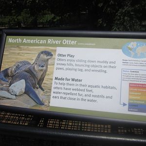 Aug. 2012-River Otter sign