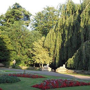 Sewerby Hall and Gardens, gardens near zoo, c 7.30 p.m. 11th August 2012