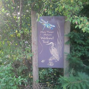 Aug. 2012-Wetland Trail sign