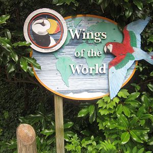 Aug. 2012-Wings of the World entrance sign