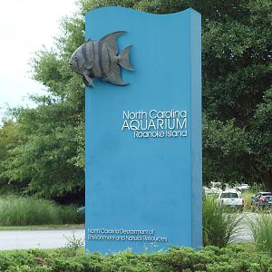 Entrance Sign (the same one at all 3 of the N.C. aquariums)