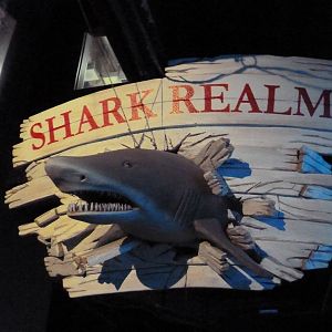 Shark Realm Sign