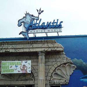 Atlantis Marine World Sign (The Old Name)