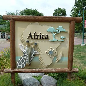 Africa - Entrance Sign