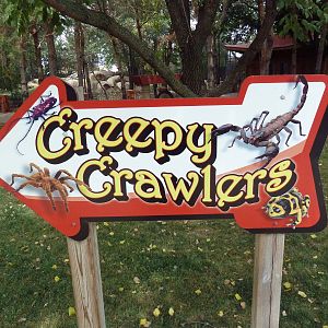 Creepy Crawlers Sign