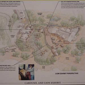 Proposed plan for new African Lion Exhibit