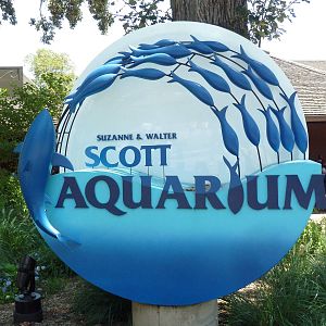 Scott Aquarium - Entrance Sign