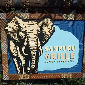Samburu Grille - Restaurant Sign