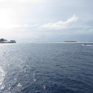 Barge returning to Fakaofo