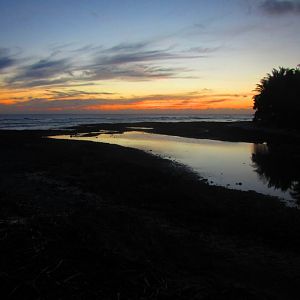 Sunset over Nukunonu