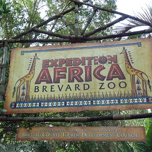 Expedition Africa - Entrance Sign