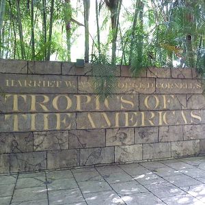 Tropics of the Americas - Entrance Sign