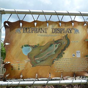 Asian Elephant Exhibit - Map