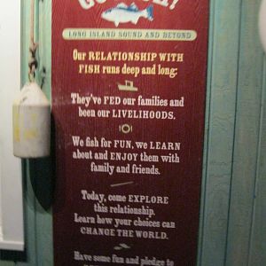 Go Fish!- Fish and Man Signage