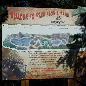 Prehistoric Park - Entrance Sign + Map