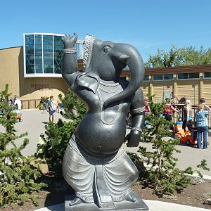 Elephant Crossing - Ganesh Statue